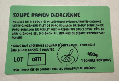 Soupe ramen didacienne-congelé
