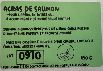 Acras de saumon (6 unités)