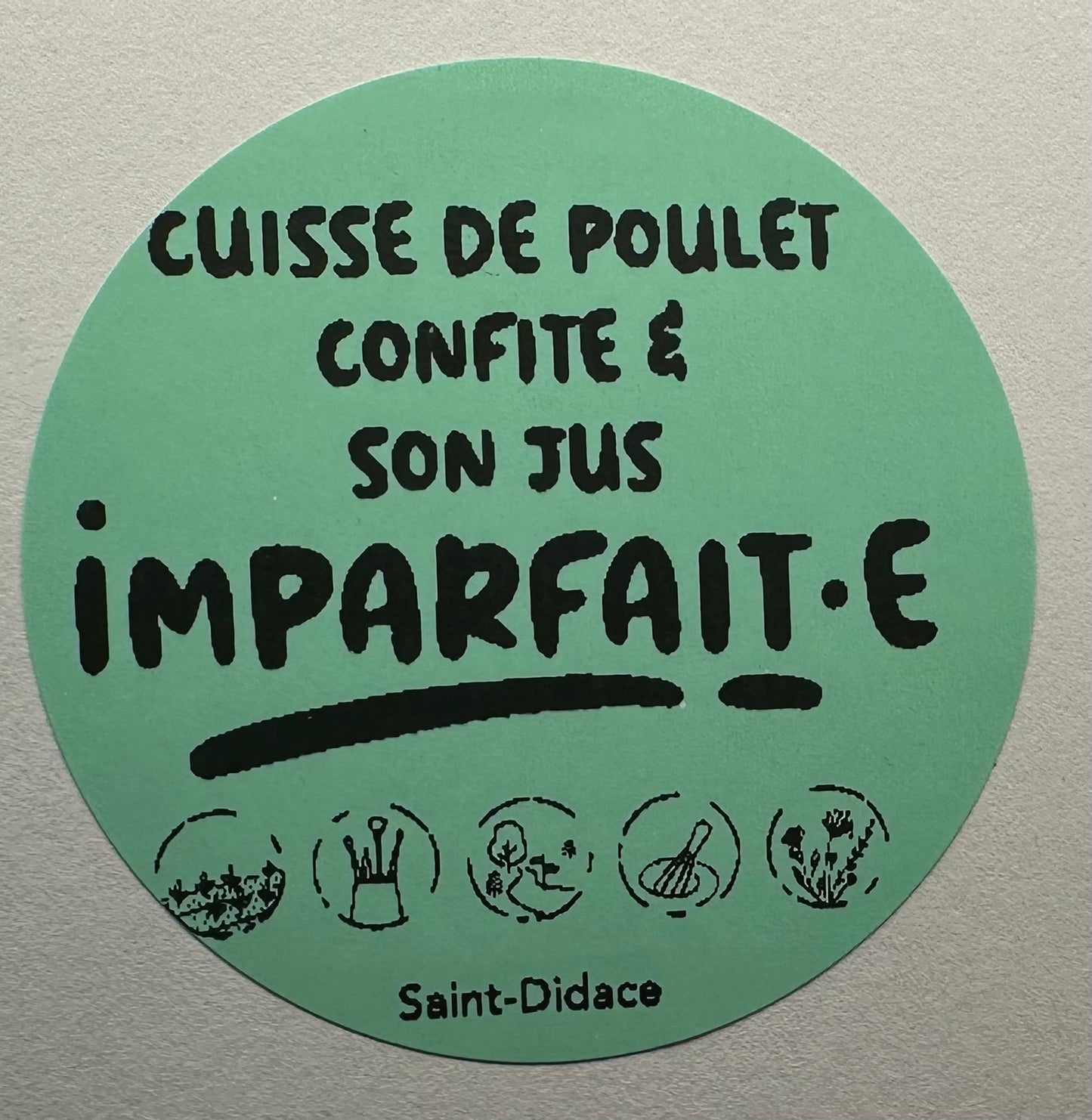 Cuisse de poulet confite-congelé