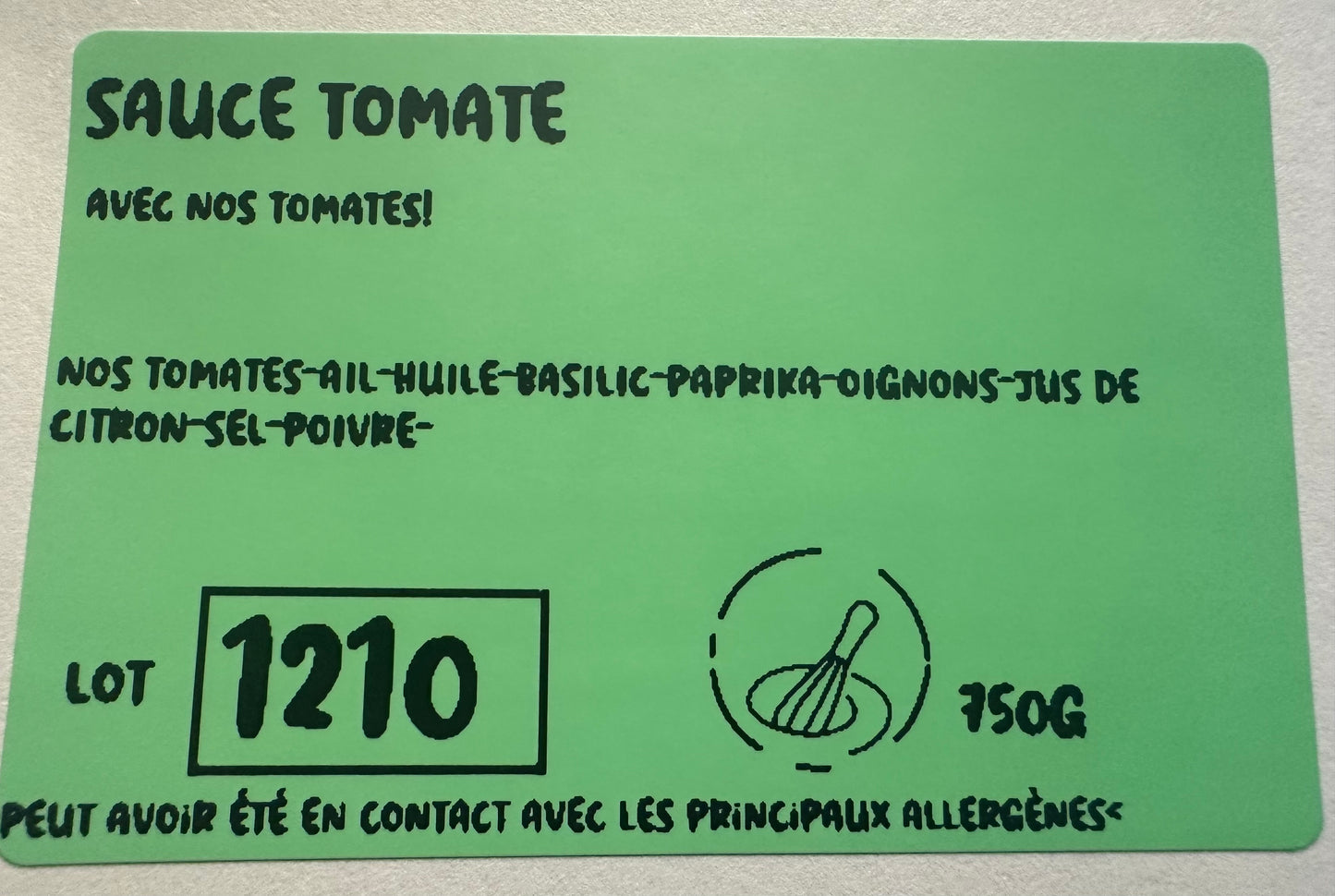 Sauce tomate un peu piquante pour arancini