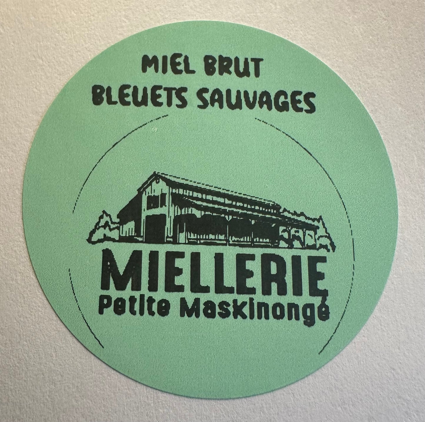 Miel brut bleuets sauvages
