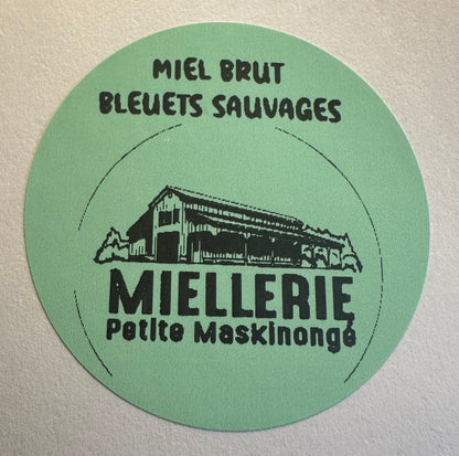 Miel brut bleuets sauvages