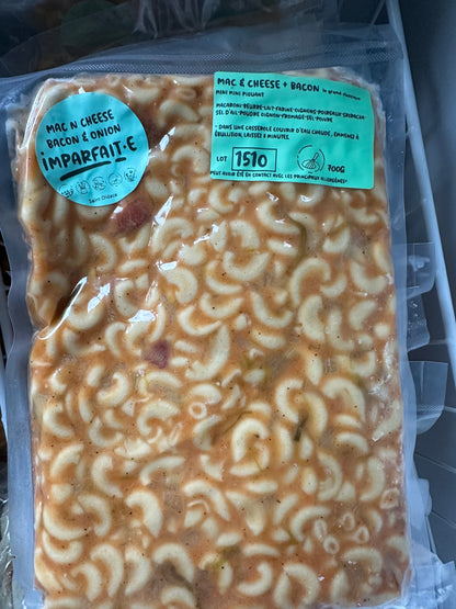Mac and cheese avec bacon-congelé