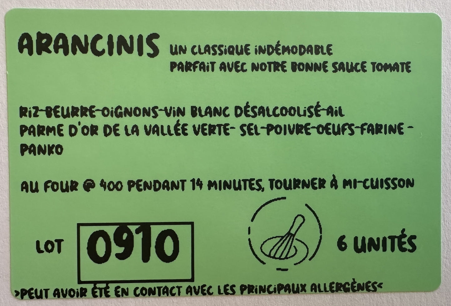 Arancini (6 unités)